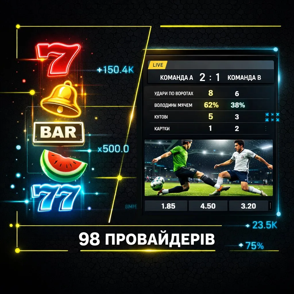 Платформа Парік24 — казино з 98 провайдерами та ставки на спорт онлайн